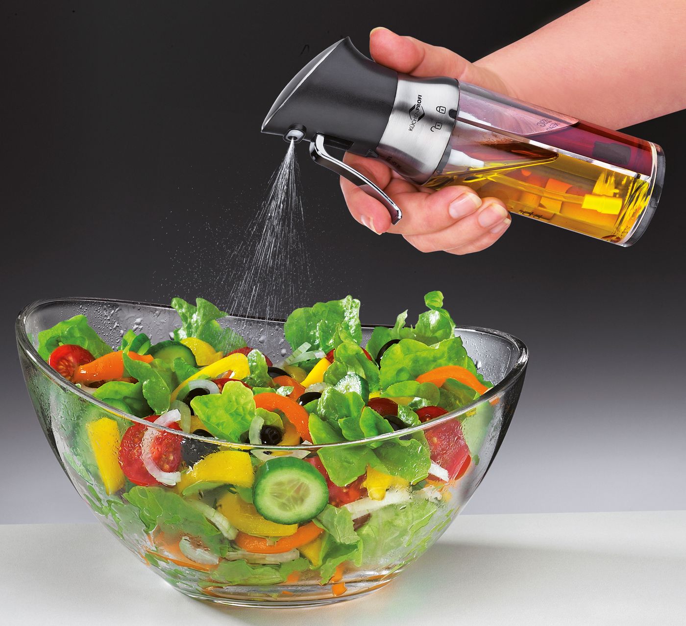 1005371000 SIENA Dávkovač oleje i octa 2x95 ml nerez Kuchenprofi (4)